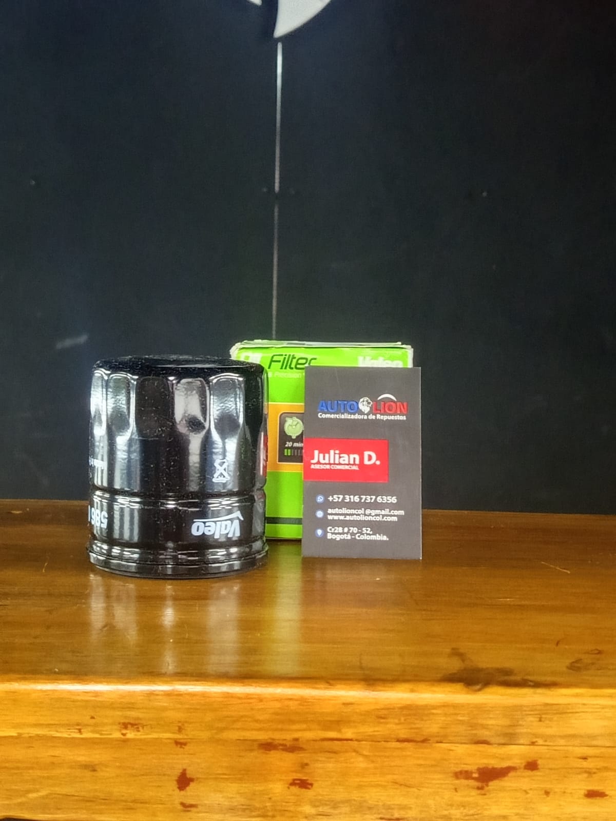 FILTRO DE ACEITE VALEO